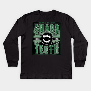 Wood of Sharp Teeth Kids Long Sleeve T-Shirt